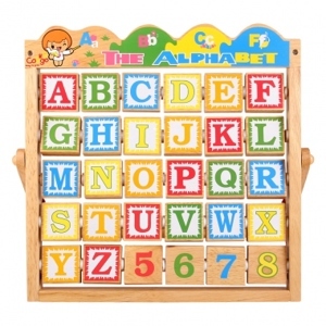 Đồ chơi gỗ Colligo bảng chữ cái chữ cái Alphabet 50129