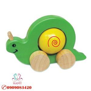 Đồ chơi gỗ Ốc sên WinWinToys 65252