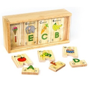 Đồ chơi gỗ - Bộ tìm chữ cái Tiếng anh Winwintoys 64312