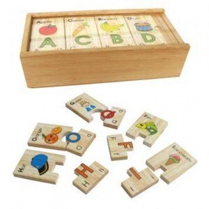 Đồ chơi gỗ - Bộ tìm chữ cái Tiếng anh Winwintoys 64312