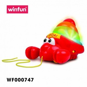 Đồ chơi kéo kết hợp tháp xếp chồng hình con cua Winfun 0747