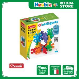 Đồ chơi kết nối các con thú Quercetti Geokid Animal Links 4135