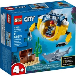 Đồ chơi lắp ghép Lego 60263 - Tàu ngầm mini truy tìm kho báu