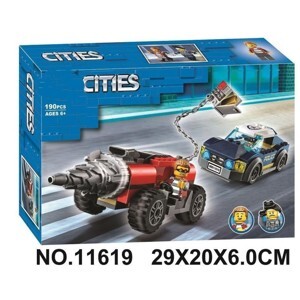 Đồ chơi lắp ghép Lego City 60273 - Truy Đuổi Xe Máy Khoan Cướp Ngân Hàng