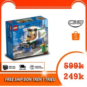 Đồ chơi lắp ghép Lego City 60249 - Xe Quét Đường 89 Chi Tiết