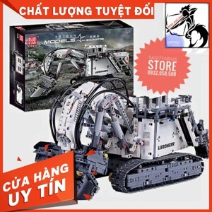 Đồ chơi Lắp ghép Mould king 13130 - Siêu xe máy xúc có động cơ