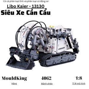 Đồ chơi Lắp ghép Mould king 13130 - Siêu xe máy xúc có động cơ