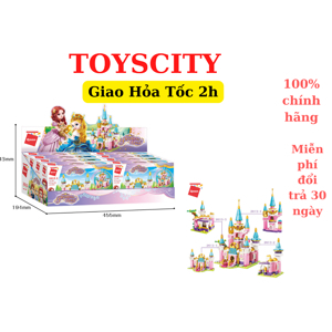 Đồ chơi lăp ghép Qman 2613 Lâu Đài hoa của công chúa