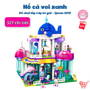 Đồ chơi lắp ghép xếp hình Qman 2012 - Hồ Cá Voi Xanh