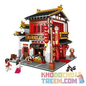 Đồ chơi lắp ghép XingBao 01001 - Cửa hàng buôn tơ lụa trung hoa cổ