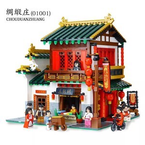 Đồ chơi lắp ghép XingBao 01001 - Cửa hàng buôn tơ lụa trung hoa cổ