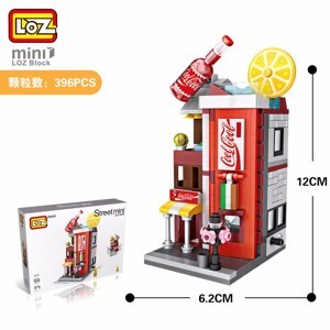 Đồ chơi lắp ráp Cửa Hàng Giải Khát Coke LOZ 1622 (396pcs)