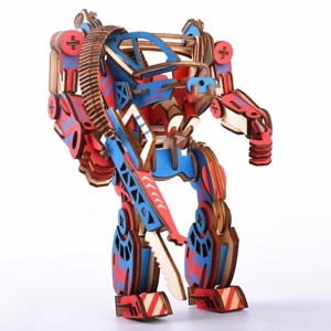 Đồ chơi lắp ráp gỗ 3d mô hình Robot Chiến đấu Amp Powersuit XC-G009H