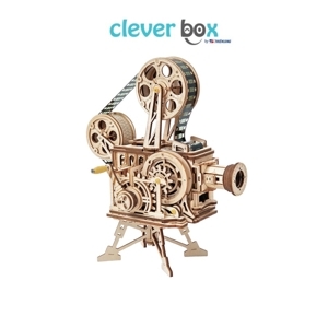 Đồ chơi lắp ráp gỗ 3D Robotime LK601 - Mô hình Cơ Động học Máy Chiếu Phim Vitascope