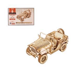 Đồ chơi lắp ráp gỗ 3D Robotime MC701 - Mô hình Xe Ô tô Army Jeep Laser