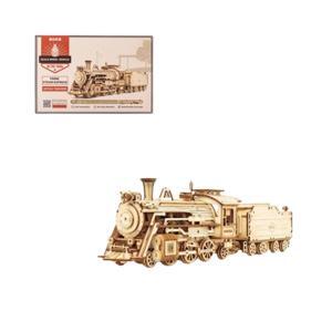 Đồ chơi lắp ráp gỗ 3D Robotime MC501 - Mô hình Tàu hơi nước Steam Train Laser