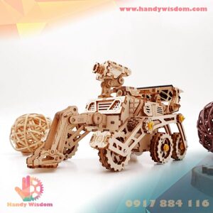 Đồ chơi lắp ráp gỗ 3D Robotime LS402 - Mô hình năng lượng Mặt trời Space Hunting Curiosity Rover