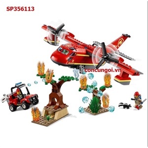 Đồ chơi lắp ráp Lari 11214 - Máy bay chữa cháy