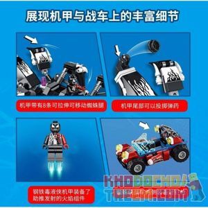 Đồ chơi lắp ráp Lari 11502 - Spider Man đại chiến Robot Venom