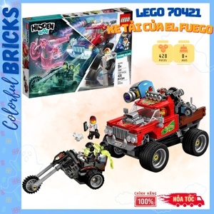 Đồ chơi lắp ráp Lego 70421 - Xe tải đóng thế của El Fuego