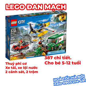 Đồ chơi lắp ráp Lego City 60175 - Thủy Phi Cơ Cảnh Sát Bắt Cướp