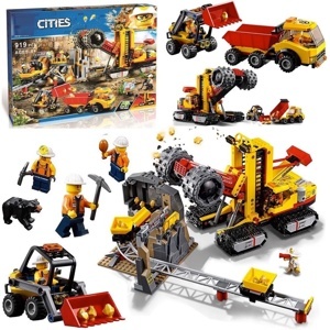 Đồ chơi lắp ráp Lego City 60188 - Đội Xe Đào Mỏ Chuyên Nghiệp