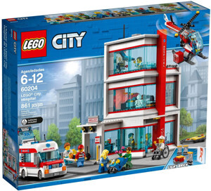 Đồ chơi lắp ráp Lego City 60204 - Bệnh Viện Thành Phố