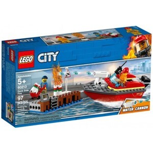 Đồ chơi lắp ráp Lego City 60213 - Thuyền Cứu Hỏa