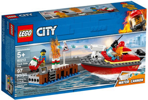 Đồ chơi lắp ráp Lego City 60213 - Thuyền Cứu Hỏa