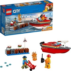 Đồ chơi lắp ráp Lego City 60213 - Thuyền Cứu Hỏa