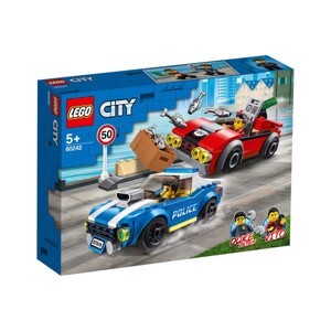 Đồ chơi lắp ráp Lego City 60242 - Truy Đuổi Trên Cao Tốc