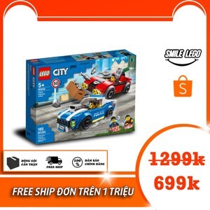 Đồ chơi lắp ráp Lego City 60242 - Truy Đuổi Trên Cao Tốc