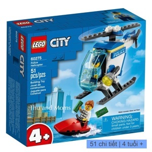 Đồ chơi lắp rắp Lego City 60275 Trực Thăng Truy Bắt Trên Biển