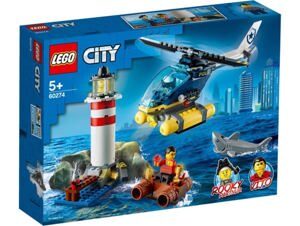 Đồ chơi lắp ráp Lego City 60274  - Trực Thăng Bắt Cướp Trong Ngọn Hải Đăng