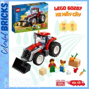 Đồ chơi lắp rắp Lego City 60287 Máy Kéo