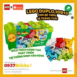 Đồ chơi lắp ráp Lego duplo 10913 - Thùng gạch sáng tạo