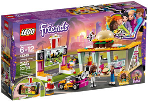 Đồ chơi lắp ráp Lego Friends 41349 - Cửa Tiệm Hamburger Tốc Độ