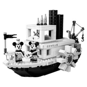 Đồ chơi lắp ráp Lego Ideas 21317 - Tàu Hơi Nước Của Mickey Và Winnie