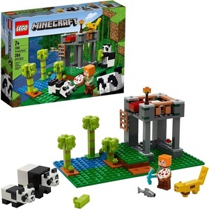 Đồ chơi lắp ráp Lego Minecraft 21158 Rừng Tre Gấu Panda