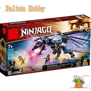 Đồ chơi lắp rắp Lego Ninjago 71742 Rồng Đen Của Chúa Tể Overlord