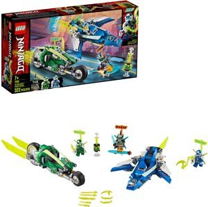 Đồ chơi lắp ráp Lego Ninjago Xe Đua Tốc Độ Của Jay Và Lloyd 71709