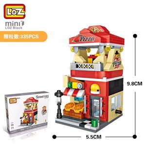 Đồ chơi lắp ráp LOZ 1628 - Cửa Hàng Pizza