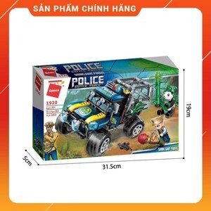 Đồ chơi lắp ráp Qman 1920 - Đội cảnh sát cứu hộ động vật