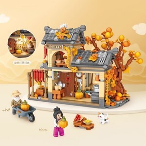 Đồ chơi lắp ráp trẻ em Phòng khách gia đình LOZ 1901