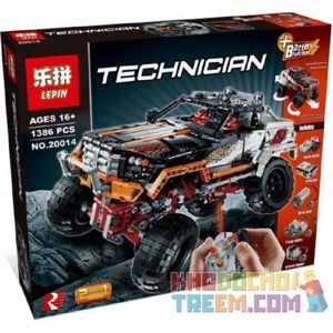 Đồ chơi lắp ráp xếp hình Lepin 20014 - Ô tô địa hình điều khiển từ xa