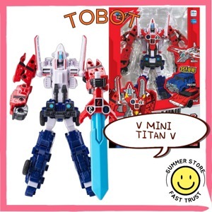 Đồ chơi lắp ráp Young Toys Mini Tobot V 301060