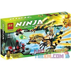 Bộ xếp hình Ninjago rồng vàng Lego 70503