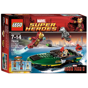 Bộ xếp hình Trận chiến cảng biển Iron Man Extremis Sea Po V29 Lego 76006