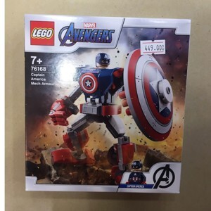 Đồ chơi Lego Chiến Giáp Captain America 76168