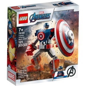 Đồ chơi Lego Chiến Giáp Captain America 76168